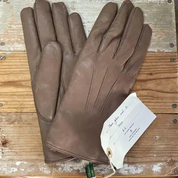 Paul Harnden 폴 하덴 남성용 가죽 그로브 미사용품