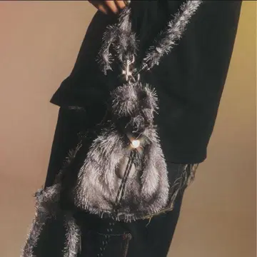 [ a2o ] 2WAY 퍼프 파우치 월렛 체인