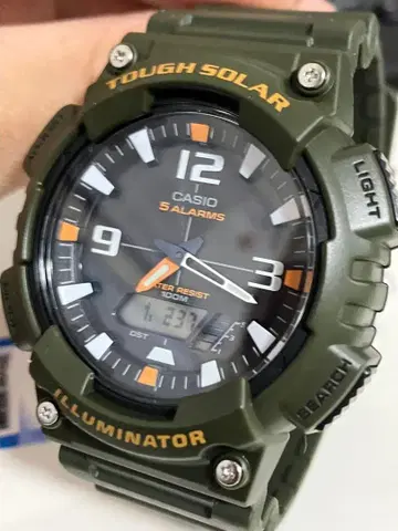 CASIO 아나디지 카시오 손목시계 AQ-S810W-3A 터프 솔라