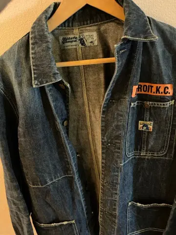 Hysteric Glamour 데님 셔츠 DETROIT.K.C.