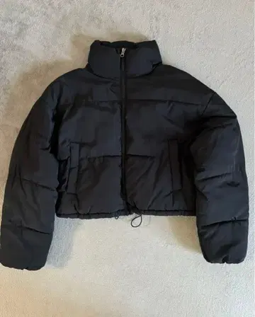 H&M 다운 자켓 블랙 XS