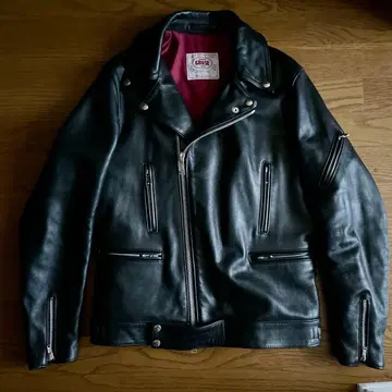 JAMES GROSE 더블 라이더 자켓 마닐라 소가죽 38