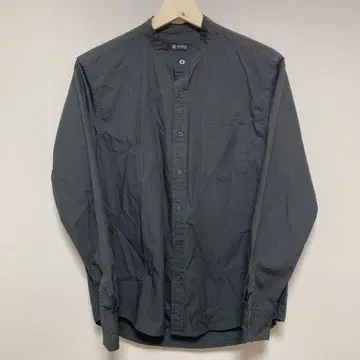 nano universe 그레이 긴팔 버튼 셔츠