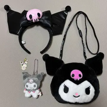 산리오 쿠로미 머리띠 패스 케이스 챡붙 프렌즈 세트