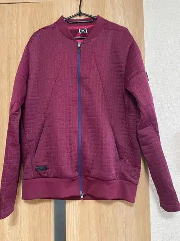 버건디 퀼팅 자켓 오클리 골프웨어