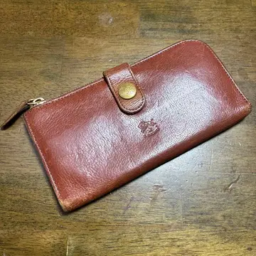 [새상품급] IL BISONTE 장지갑 브라운