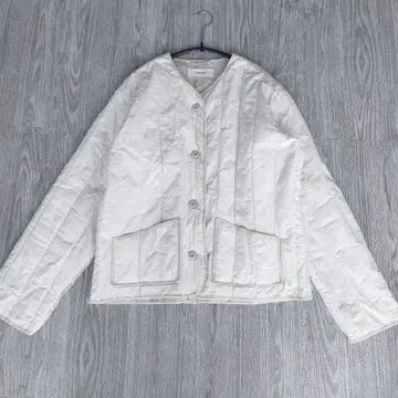 todayful 충전솜 노카라 자켓 코튼 라이너 일본제 손세탁 가능