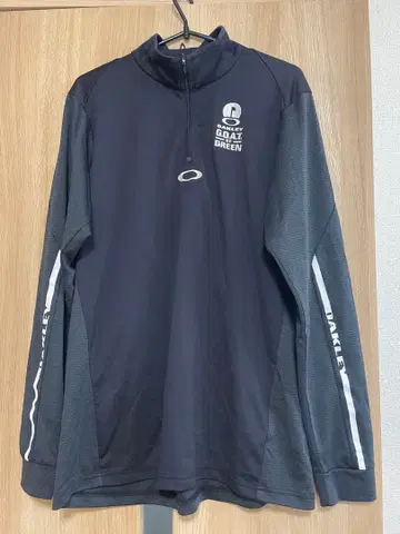 Oakley 하프 지퍼 긴팔 셔츠 블랙 오클리 골프웨어
