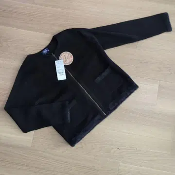 part2 by junko shimada 블랙 퍼 니트 스웨터