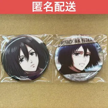 미카사 2점 캔뱃지 진격의 거인 가라오케의 철인 카라철