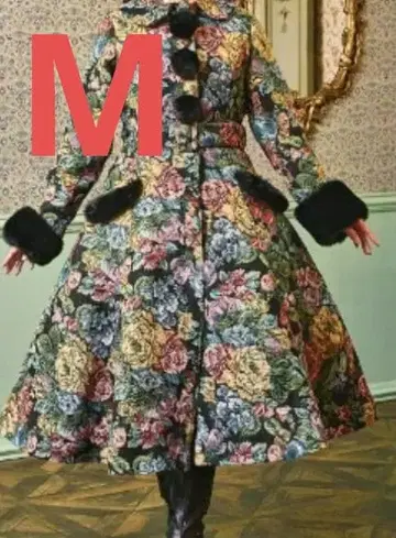 쿠라로리 쿠루미 시마무라 고블랑 코트 블랙 M 사이즈