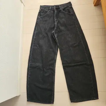 [ UNIQLO ] 배기 커브 진 보통 기장 사이즈 25