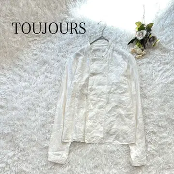 TOUJOURS 투주 리넨 셔츠 화이트