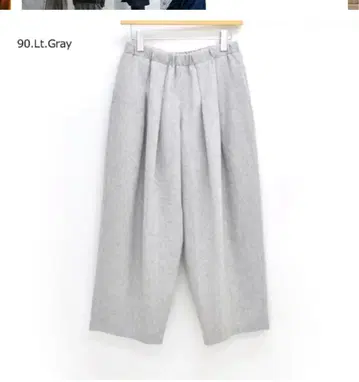 미즈이로 인드 와이드 턱 팬츠