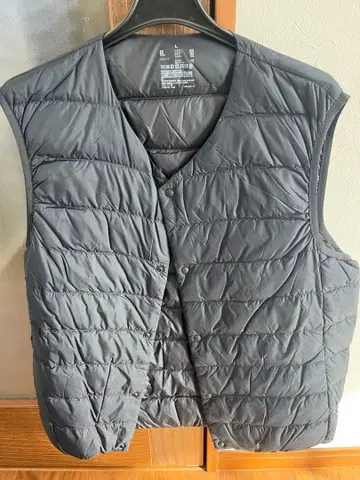 무인 다운 베스트 L 사이즈 이너 다운