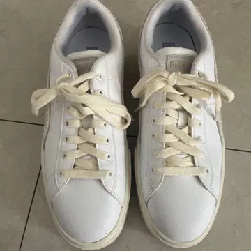 PUMA 플랫폼 스니커즈 25cm 화이트