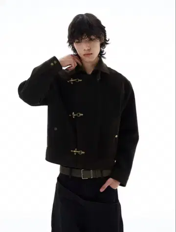 WLNEXT 짧은 기장 파이어맨 자켓 그런지 y2k