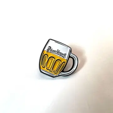 필스너 우르켈 맥주 머그잔 핀 배지