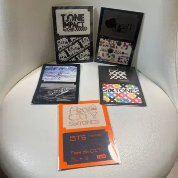 SixTONES 스티커 5장 세트