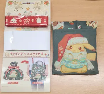 랩핑 x 에코백 S 피카츄 크리스마스 포켓몬 센터
