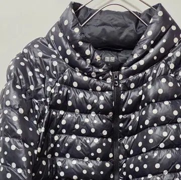 물방울 패턴 다운 자켓