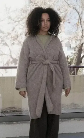 레*스님 BASERANGE CAPAS COAT 그레이 ML