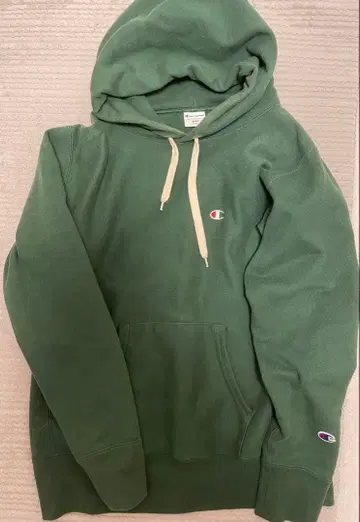 Champion Reverse Weave 후드티 L 그린