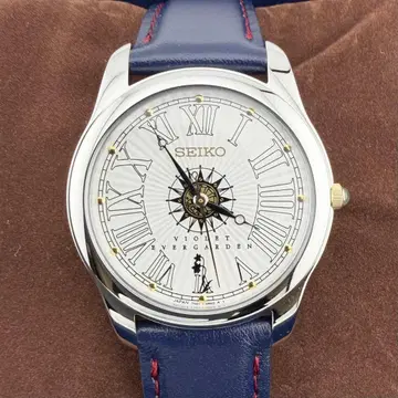 미사용 보관품 바이올렛 에버가든 세이코 한정판 1,000개 손목시계