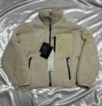 택 포함 TATRAS 타트라스 블루종 보아 자켓 베이지 1 로고 포함