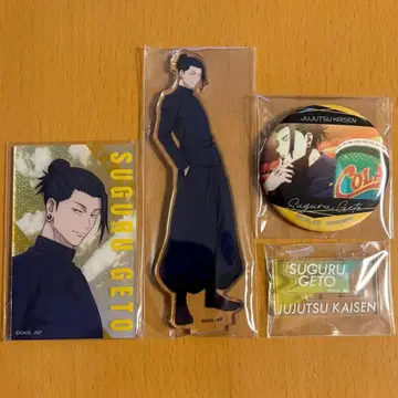 주술회전 극장판 회옥옥절 DVD 특전 캔뱃지 아크릴 스탠드 카드 TOHO