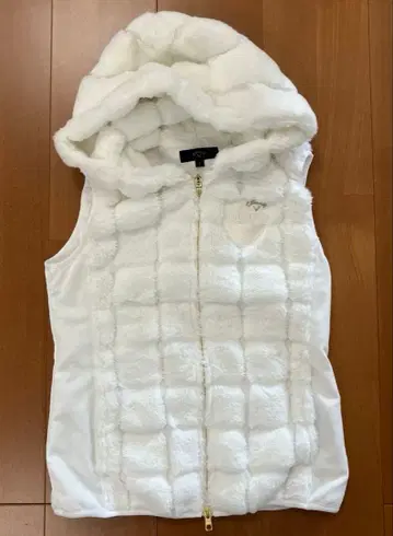 Callaway 후드 부착 퍼 베스트