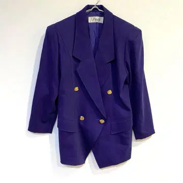 [애니마이라] 테일러드 자켓 더블 브레스트 골드 버튼 모 100% 9호