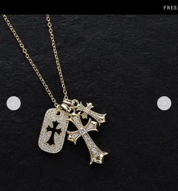 VERIELA 크로스 펜던트 목걸이