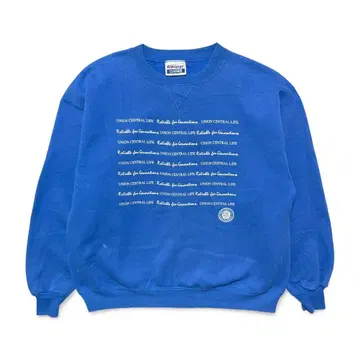 구제 의류 USA제 90S 유니온 센트럴 생명 보험 회사 기업계 맨투맨