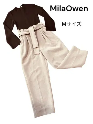 Mila Owen 벨트 니트 올인원 사이즈 I(M)