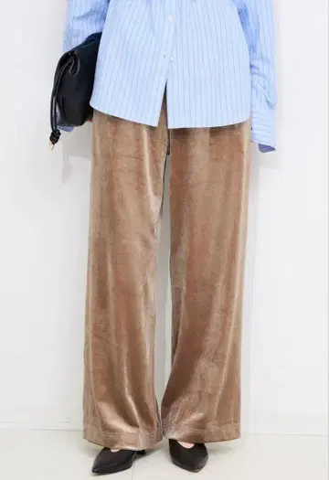 벨로아 스트레이트 이지 팬츠 베이지 36 슬로브 이에나