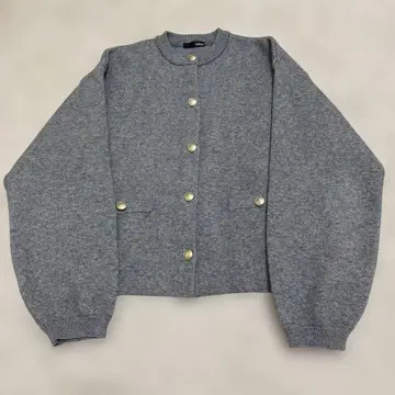 RANAN 콜드 조 버튼 니트 가디건 L