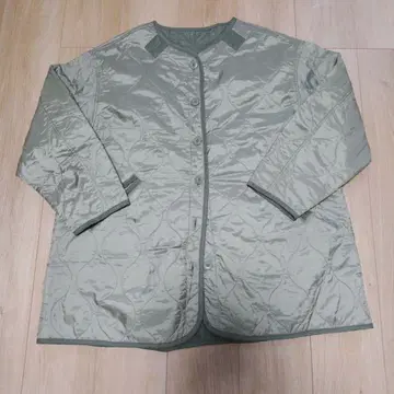 Samansa Mos2 퀼팅 자켓 올리브 그린