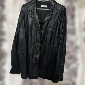 PAGEBOY 블랙 가죽 자켓