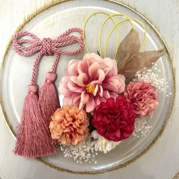 성인식 졸업식 시치고산 사전 촬영 머리 장식