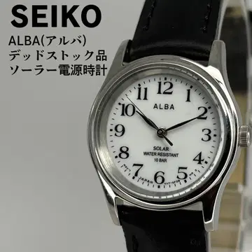 데드스탁 SEIKO 세이코 알바 솔라 전원 시계 작동품