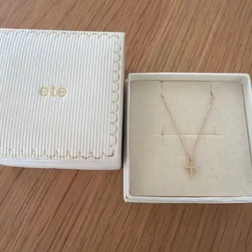 ete 크로스 모티브 목걸이