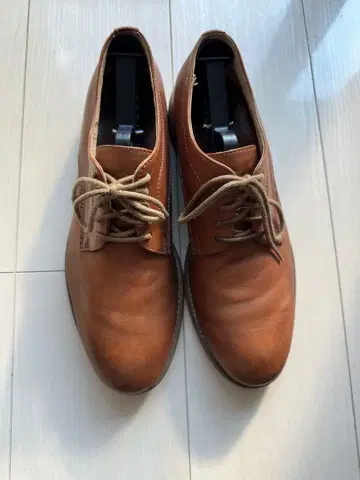 브라운 레이스업 비즈니스 슈즈 사이즈 41