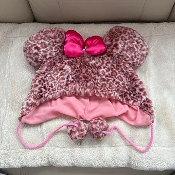 디즈니 레오파드 무늬 팬캡 미니