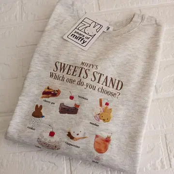 미피 여성용 트레이닝복 맨투맨 스위트 패턴 M 사이즈