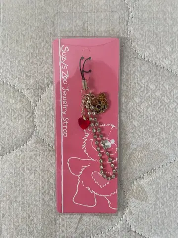 [ 새상품 ] 수지스 수 부프 스트랩 키링 반짝반짝 헤이세이 레트로