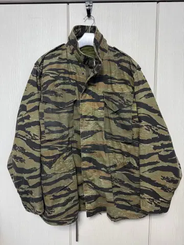 알파 M65 타이거 스트라이프 외부 라이너 부착 USA 제조