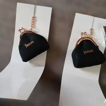 Junon 블랙 동전 지갑형 키링