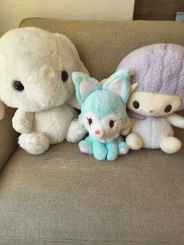동물 토끼 여우 양 모코모코 봉제 인형 빅