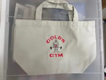 GOLD'S GYM 토트백 화이트